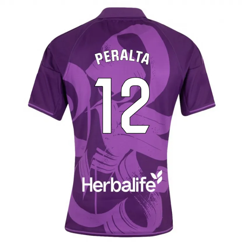 Danxen Hombre Camiseta Fernando Peralta #12 Violeta 2ª Equipación 2023/24 La Camisa