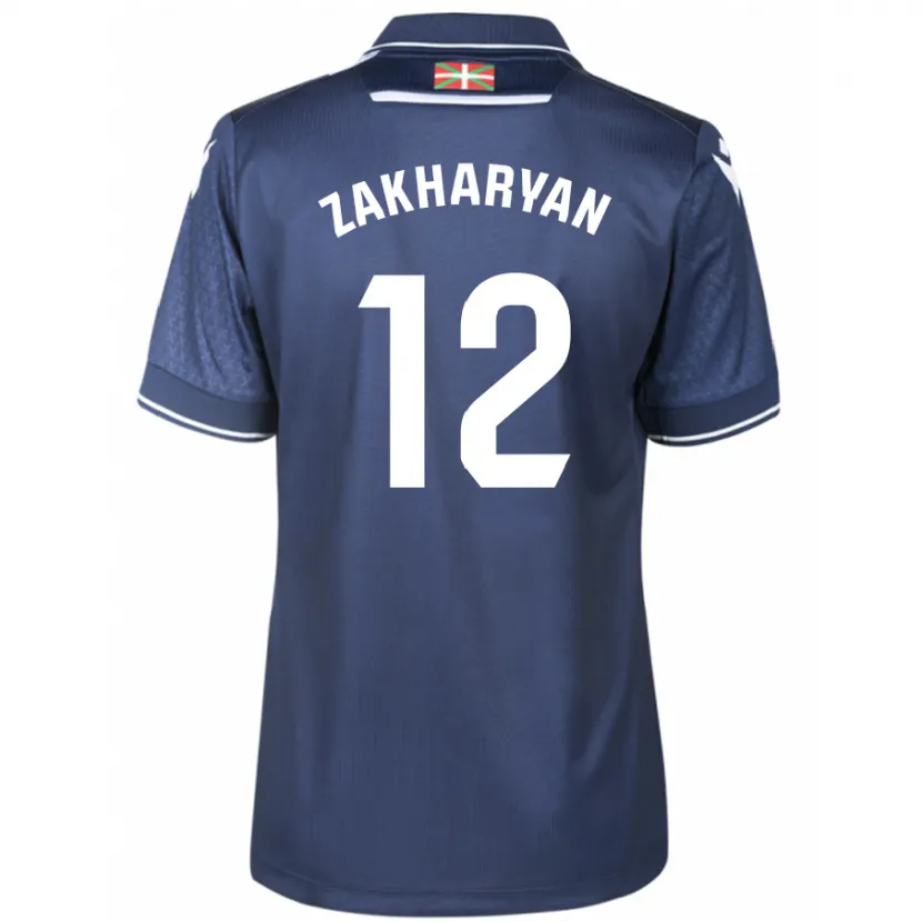 Danxen Hombre Camiseta Arsen Zakharyan #12 Armada 2ª Equipación 2023/24 La Camisa