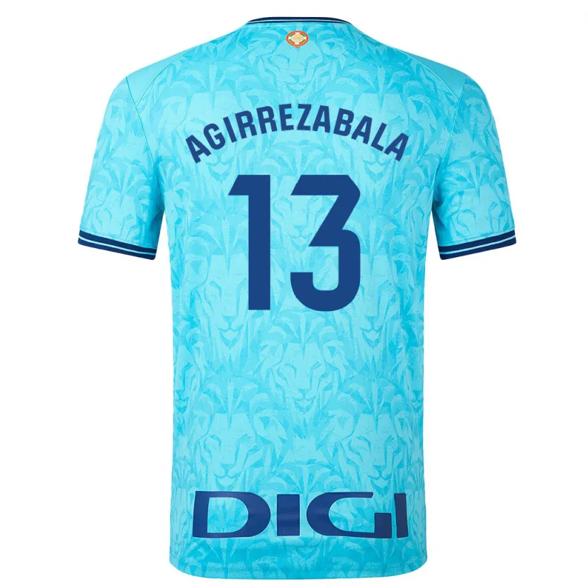 Danxen Hombre Camiseta Julen Agirrezabala #13 Cielo Azul 2ª Equipación 2023/24 La Camisa