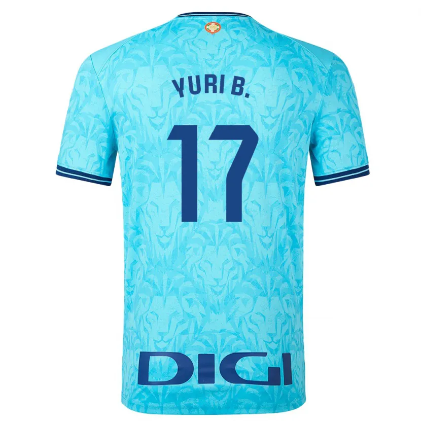 Danxen Hombre Camiseta Yuri Berchiche #17 Cielo Azul 2ª Equipación 2023/24 La Camisa