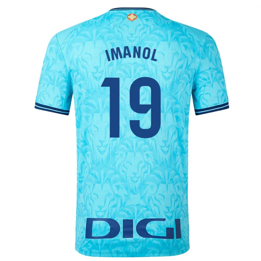 Danxen Hombre Camiseta Imanol García De Albéniz #19 Cielo Azul 2ª Equipación 2023/24 La Camisa