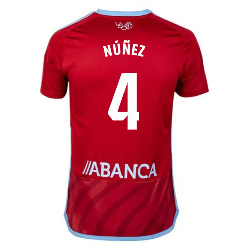 Danxen Hombre Camiseta Unai Núñez #4 Rojo 2ª Equipación 2023/24 La Camisa