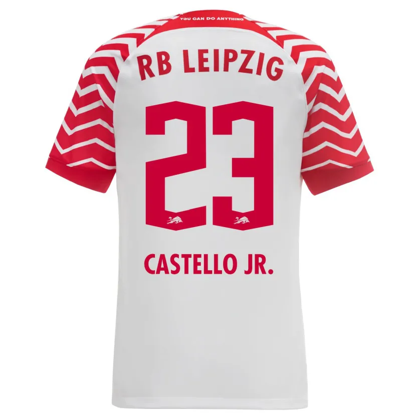 Danxen Mujer Camiseta Castello Lukeba #23 Blanco 1ª Equipación 2023/24 La Camisa