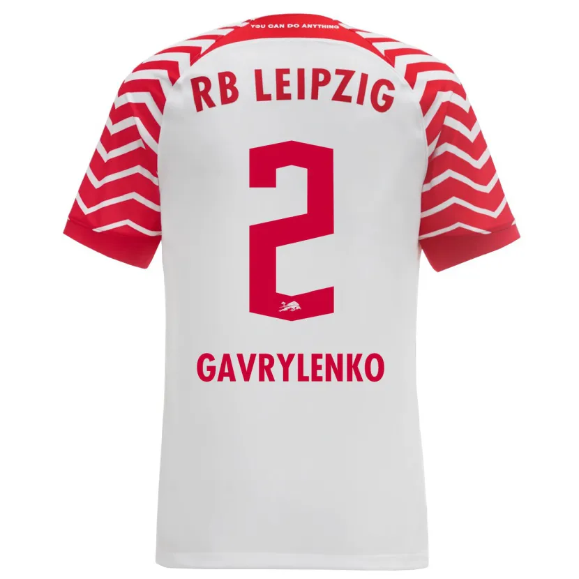 Danxen Mujer Camiseta Oleksandr Gavrylenko #2 Blanco 1ª Equipación 2023/24 La Camisa