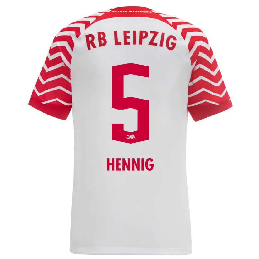 Danxen Mujer Camiseta Lenny Hennig #5 Blanco 1ª Equipación 2023/24 La Camisa