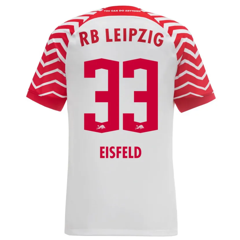 Danxen Mujer Camiseta Tom Eisfeld #33 Blanco 1ª Equipación 2023/24 La Camisa