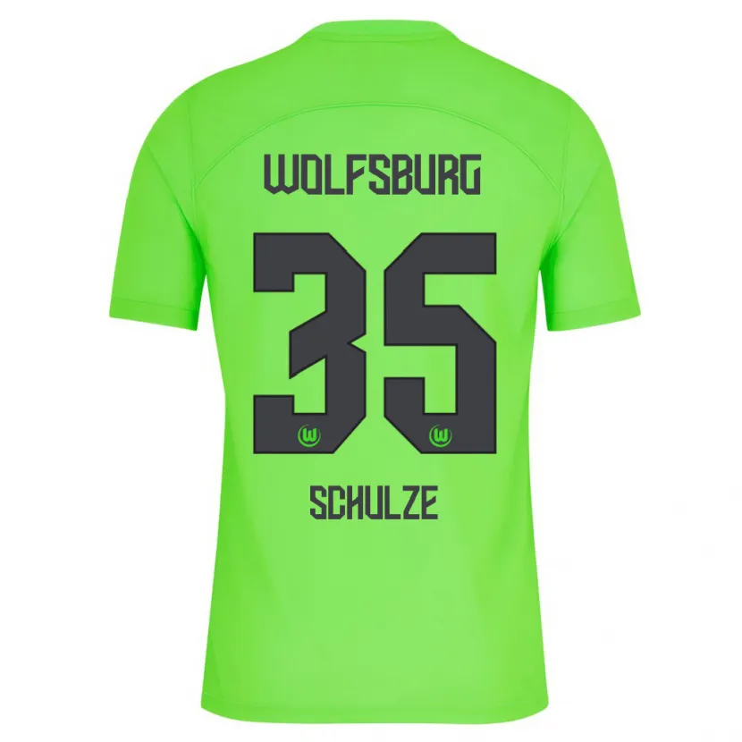 Danxen Mujer Camiseta Philipp Schulze #35 Verde 1ª Equipación 2023/24 La Camisa