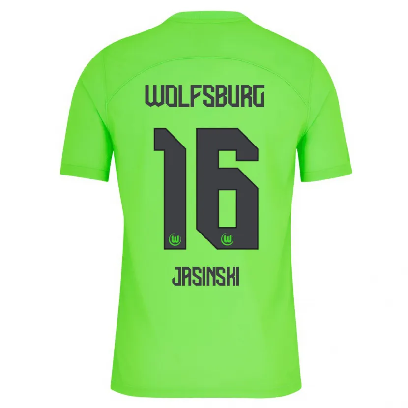 Danxen Mujer Camiseta Mateusz Jasinski #16 Verde 1ª Equipación 2023/24 La Camisa