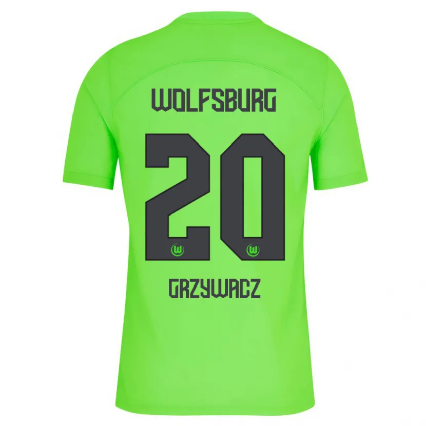 Danxen Mujer Camiseta Eryk Grzywacz #20 Verde 1ª Equipación 2023/24 La Camisa