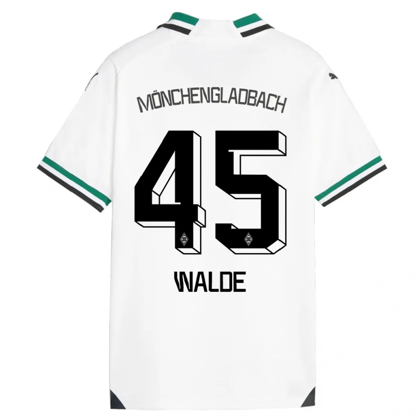 Danxen Mujer Camiseta Simon Walde #45 Blanco Verde 1ª Equipación 2023/24 La Camisa