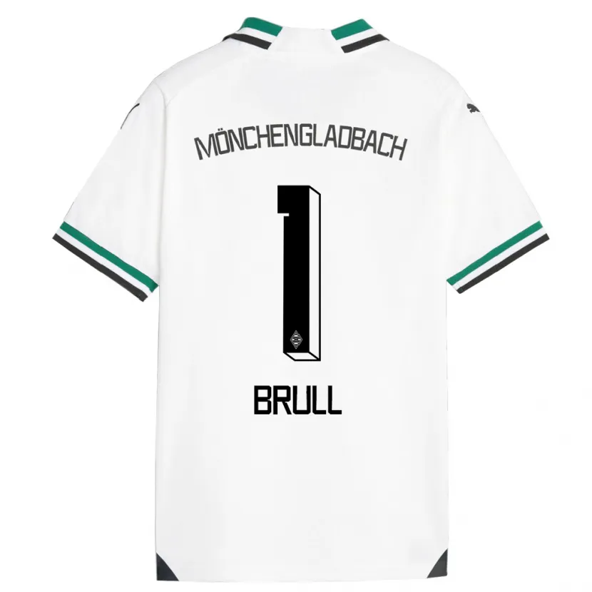 Danxen Mujer Camiseta Maximilian Brüll #1 Blanco Verde 1ª Equipación 2023/24 La Camisa