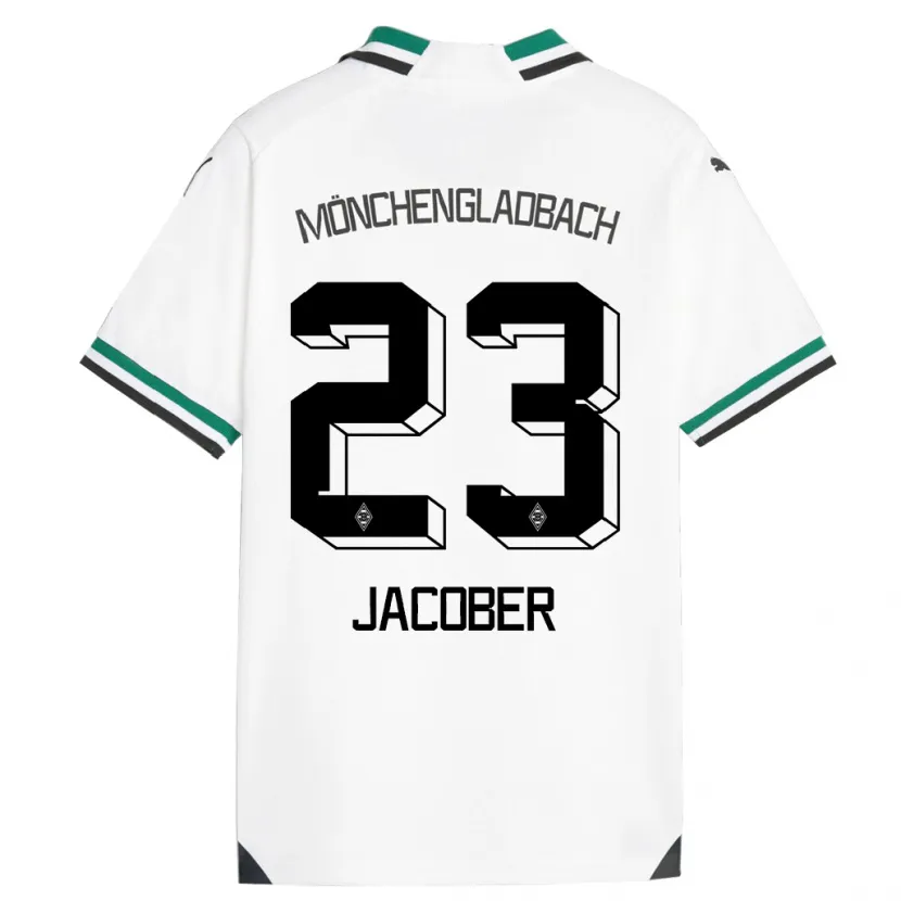 Danxen Mujer Camiseta Magdalena Jacober #23 Blanco Verde 1ª Equipación 2023/24 La Camisa