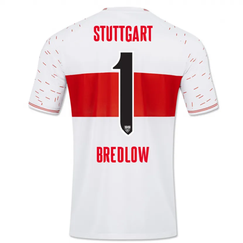 Danxen Mujer Camiseta Fabian Bredlow #1 Blanco 1ª Equipación 2023/24 La Camisa