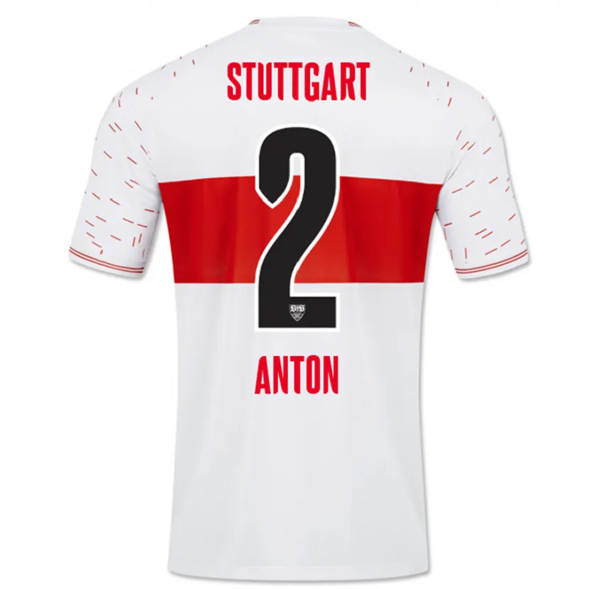 Danxen Mujer Camiseta Waldemar Anton #2 Blanco 1ª Equipación 2023/24 La Camisa