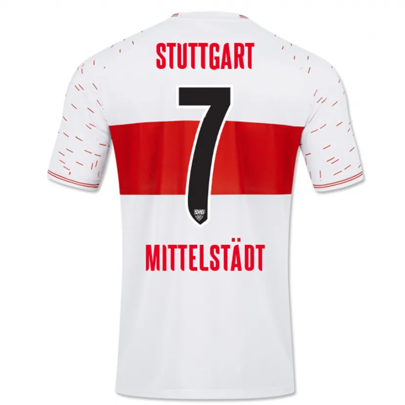 Danxen Mujer Camiseta Maximilian Mittelstädt #7 Blanco 1ª Equipación 2023/24 La Camisa