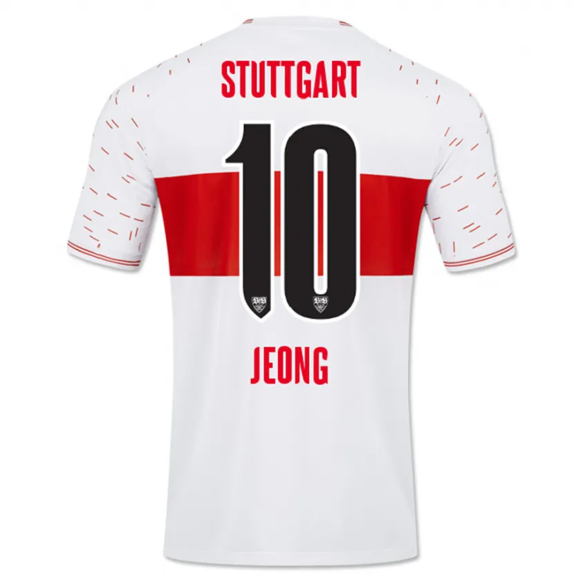 Danxen Mujer Camiseta Woo-Yeong Jeong #10 Blanco 1ª Equipación 2023/24 La Camisa