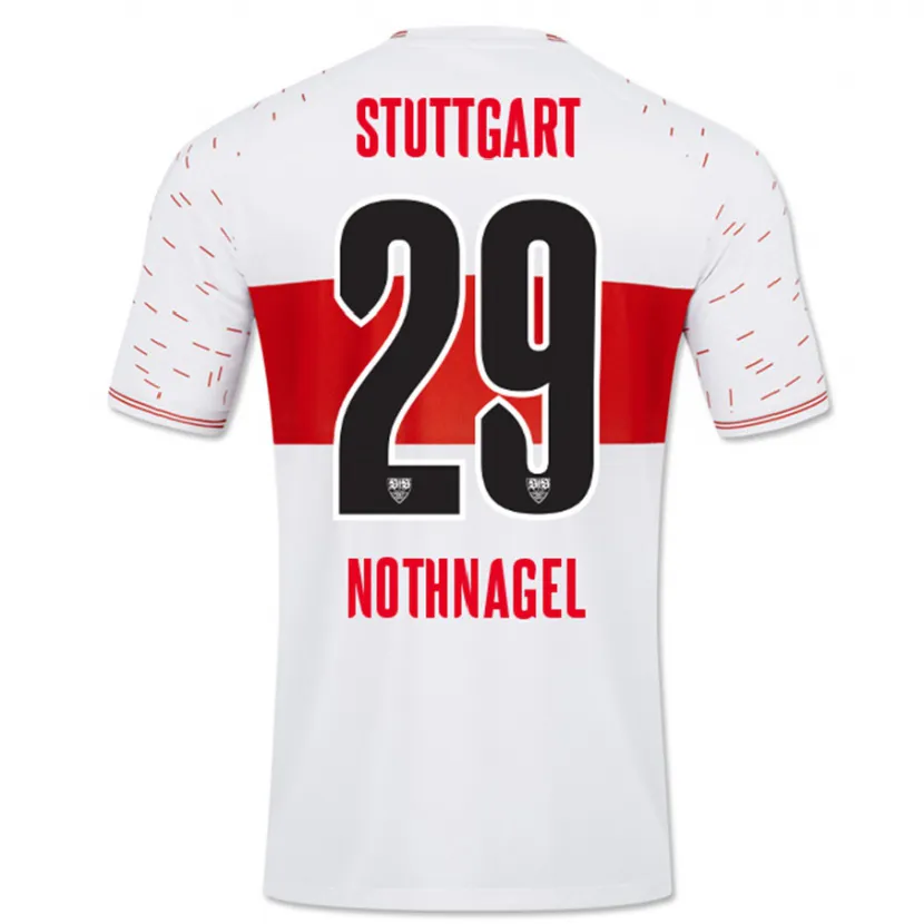 Danxen Mujer Camiseta Dominik Nothnagel #29 Blanco 1ª Equipación 2023/24 La Camisa