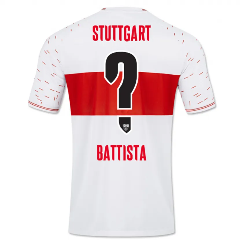 Danxen Mujer Camiseta Luca Battista #0 Blanco 1ª Equipación 2023/24 La Camisa