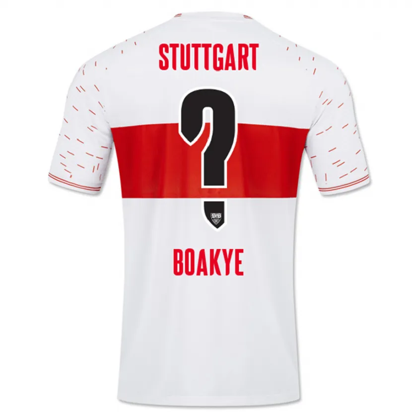 Danxen Mujer Camiseta Benjamin Boakye #0 Blanco 1ª Equipación 2023/24 La Camisa