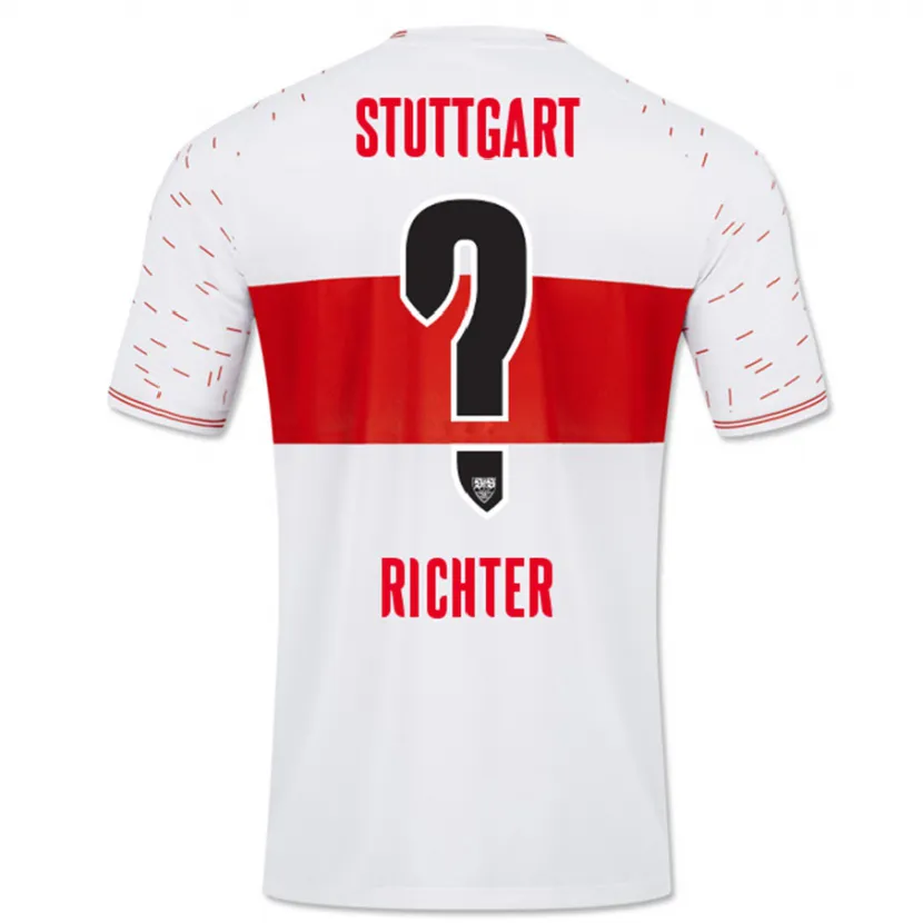 Danxen Mujer Camiseta Nils Richter #0 Blanco 1ª Equipación 2023/24 La Camisa