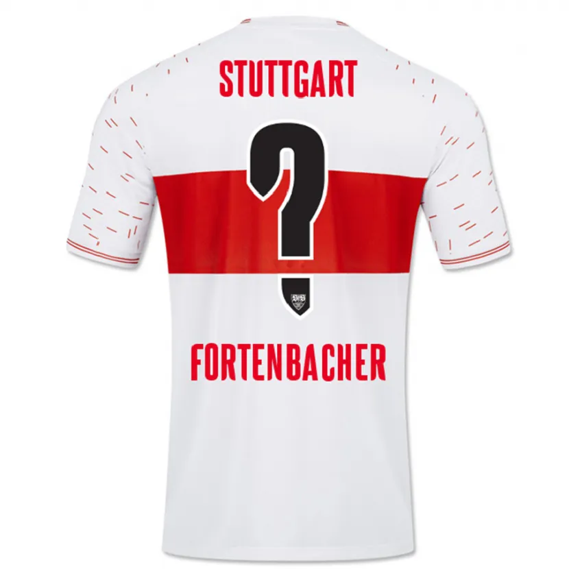 Danxen Mujer Camiseta Jannik Fortenbacher #0 Blanco 1ª Equipación 2023/24 La Camisa