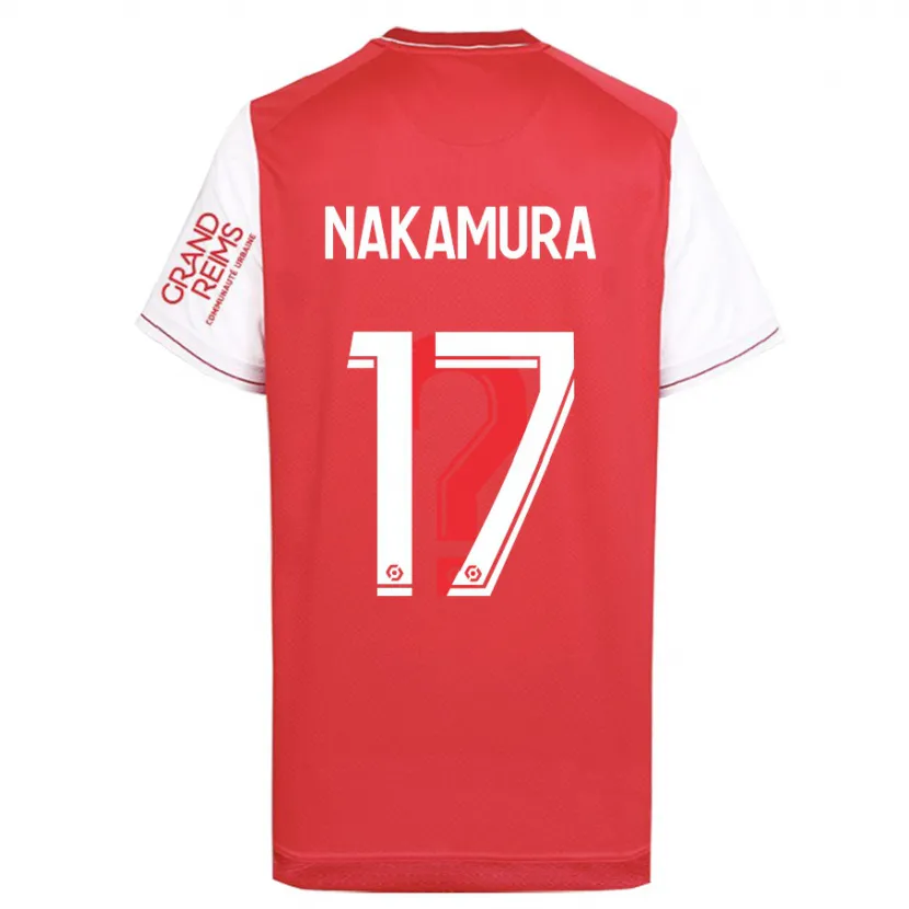 Danxen Mujer Camiseta Keito Nakamura #17 Rojo 1ª Equipación 2023/24 La Camisa