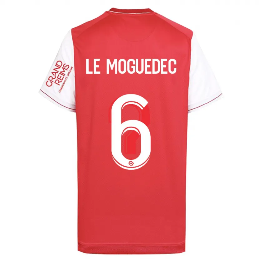 Danxen Mujer Camiseta Anaële Le Moguédec #6 Rojo 1ª Equipación 2023/24 La Camisa