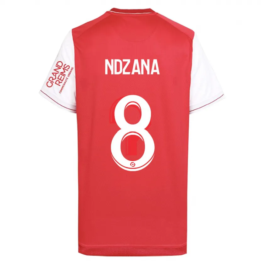 Danxen Mujer Camiseta Colette Ndzana Fegue #8 Rojo 1ª Equipación 2023/24 La Camisa