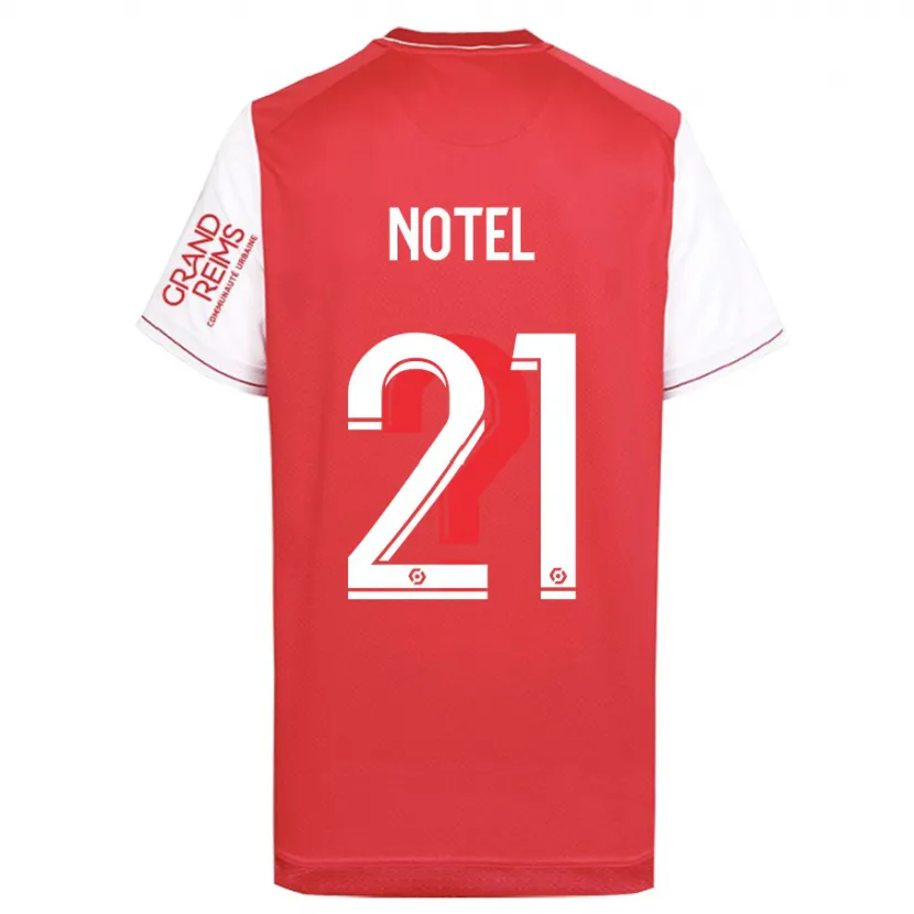 Danxen Mujer Camiseta Lea Notel #21 Rojo 1ª Equipación 2023/24 La Camisa