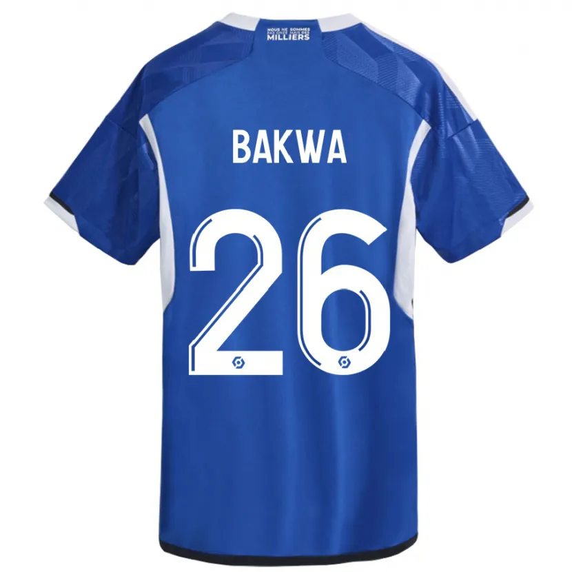 Danxen Mujer Camiseta Dilane Bakwa #26 Azul 1ª Equipación 2023/24 La Camisa