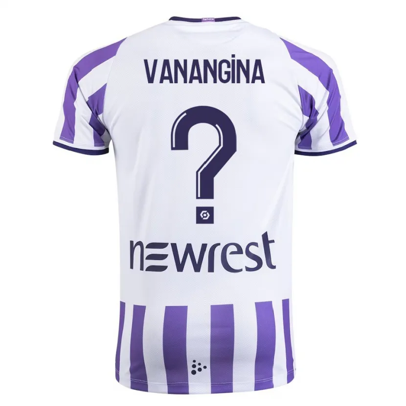 Danxen Mujer Camiseta Mechack Niombo Vanangina #0 Blanco 1ª Equipación 2023/24 La Camisa