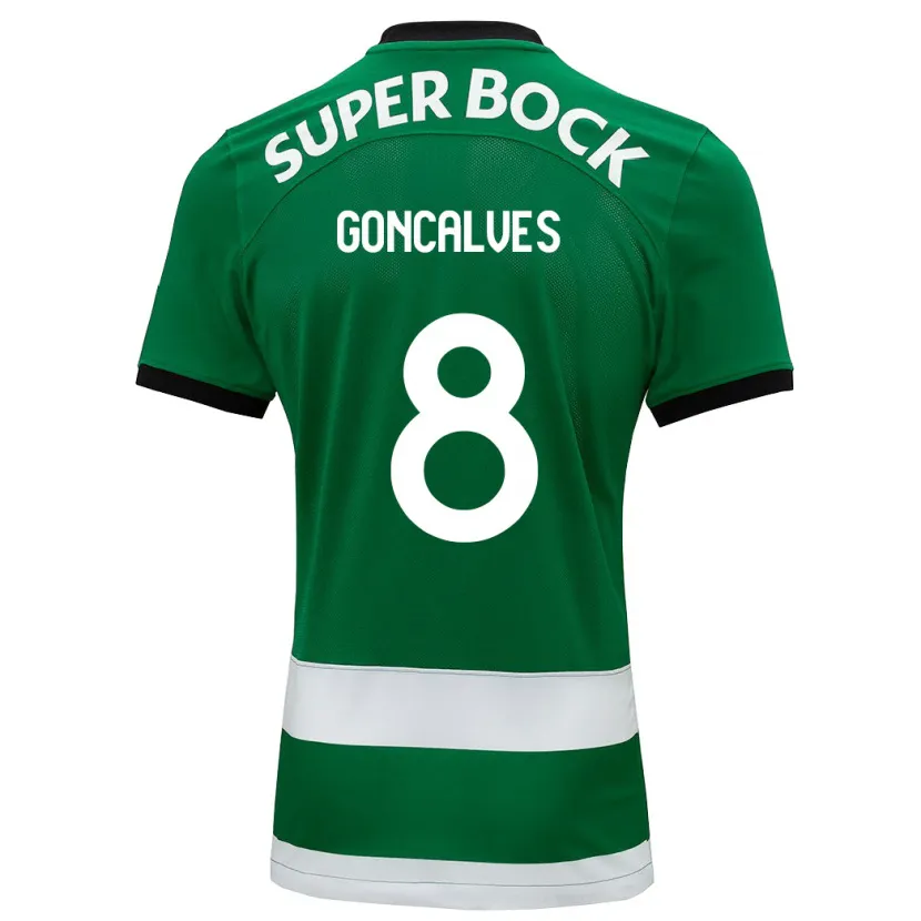 Danxen Mujer Camiseta Pedro Gonçalves #8 Verde 1ª Equipación 2023/24 La Camisa