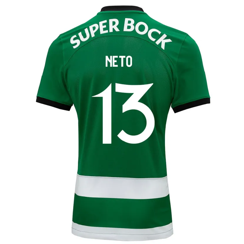 Danxen Mujer Camiseta Luís Neto #13 Verde 1ª Equipación 2023/24 La Camisa