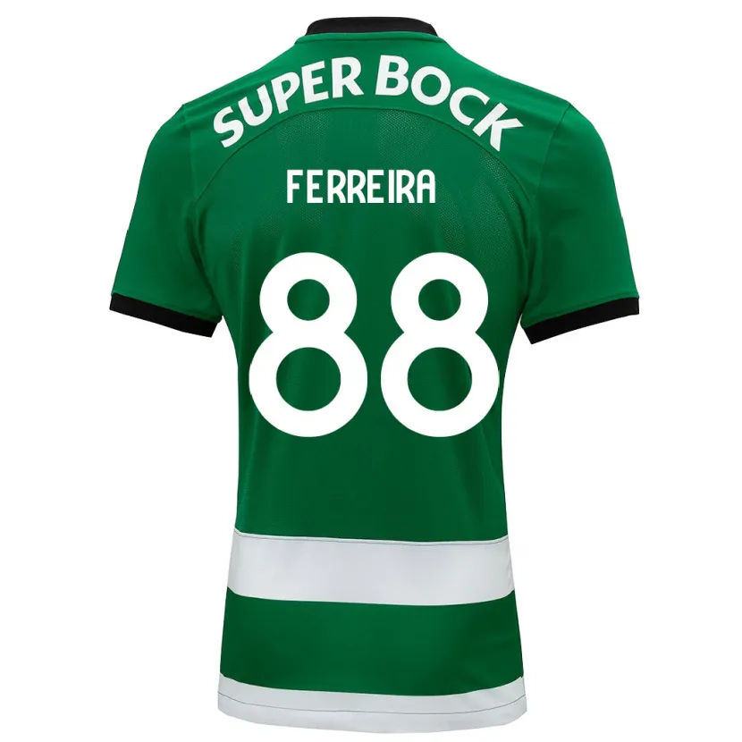 Danxen Mujer Camiseta Tiago Ferreira #88 Verde 1ª Equipación 2023/24 La Camisa