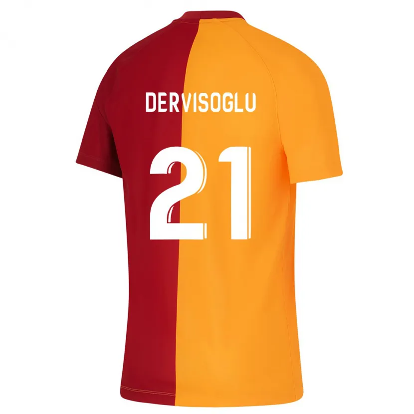 Danxen Mujer Camiseta Halil Dervişoğlu #21 Naranja 1ª Equipación 2023/24 La Camisa