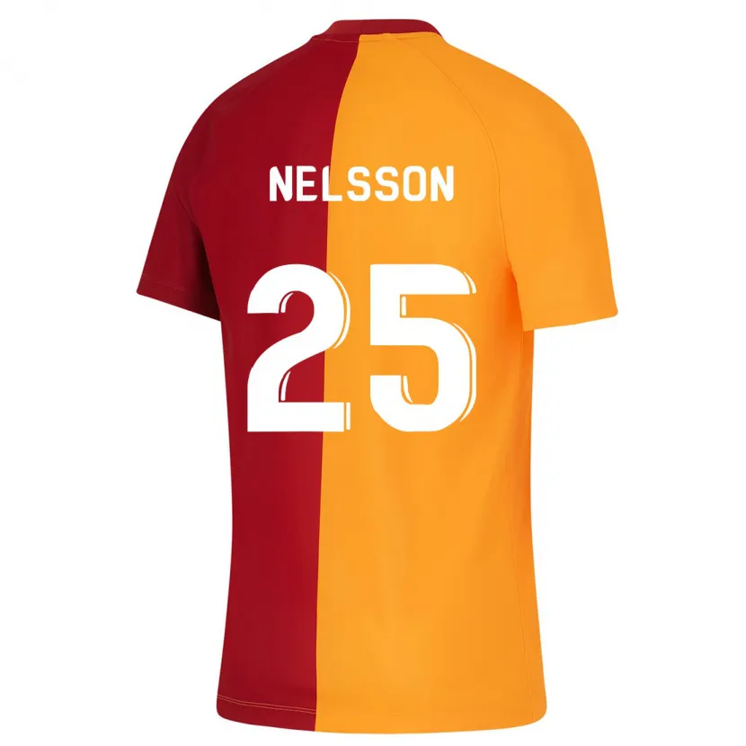 Danxen Mujer Camiseta Victor Nelsson #25 Naranja 1ª Equipación 2023/24 La Camisa