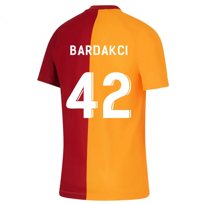 Danxen Mujer Camiseta Abdülkerim Bardakcı #42 Naranja 1ª Equipación 2023/24 La Camisa