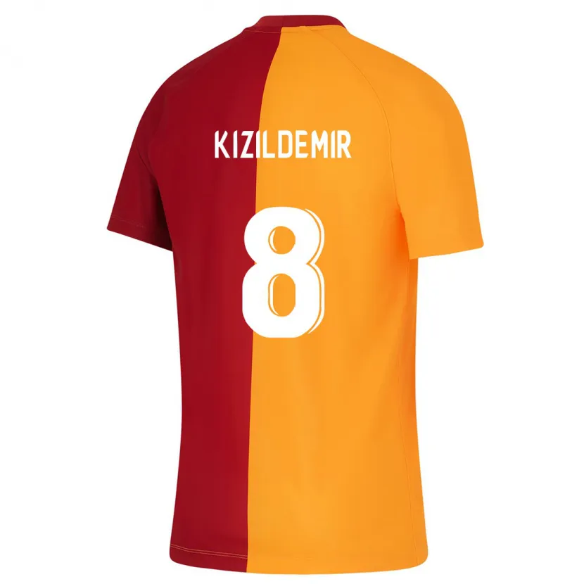 Danxen Mujer Camiseta Berk Kizildemir #8 Naranja 1ª Equipación 2023/24 La Camisa