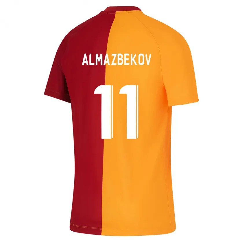 Danxen Mujer Camiseta Beknaz Almazbekov #11 Naranja 1ª Equipación 2023/24 La Camisa