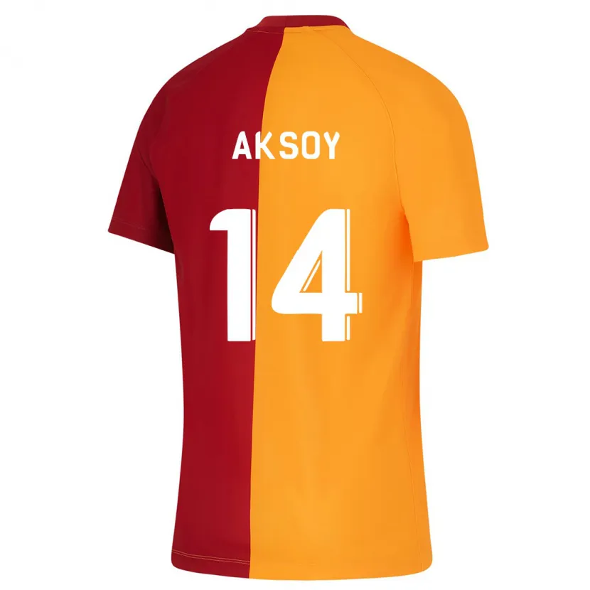 Danxen Mujer Camiseta Berkan Aksoy #14 Naranja 1ª Equipación 2023/24 La Camisa