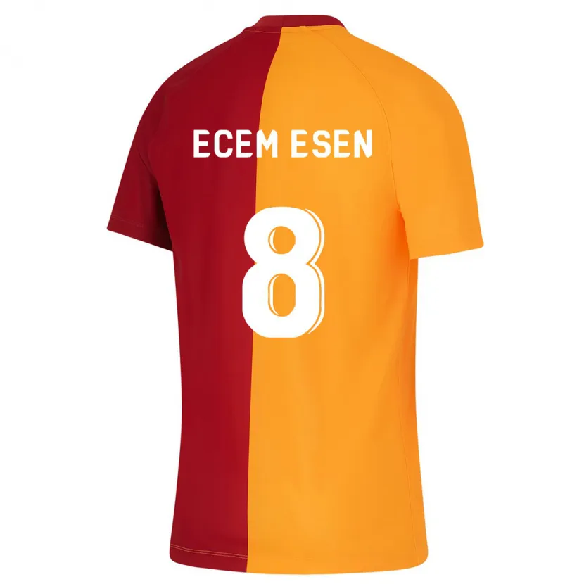 Danxen Mujer Camiseta Emine Ecem Esen #8 Naranja 1ª Equipación 2023/24 La Camisa