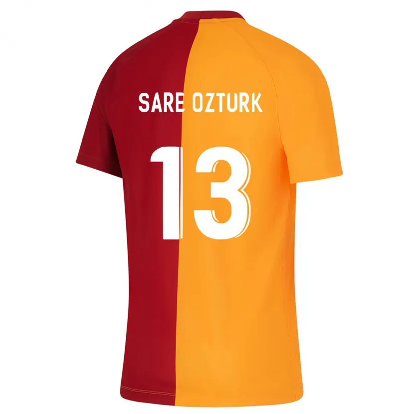 Danxen Mujer Camiseta Fatma Sare Öztürk #13 Naranja 1ª Equipación 2023/24 La Camisa