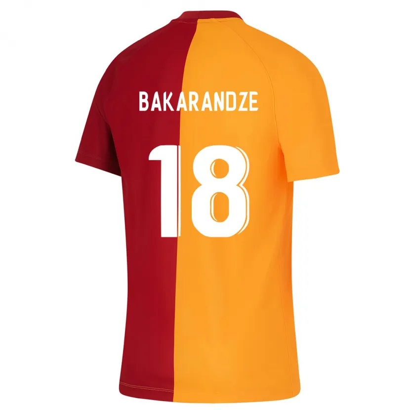 Danxen Mujer Camiseta Kristina Bakarandze #18 Naranja 1ª Equipación 2023/24 La Camisa