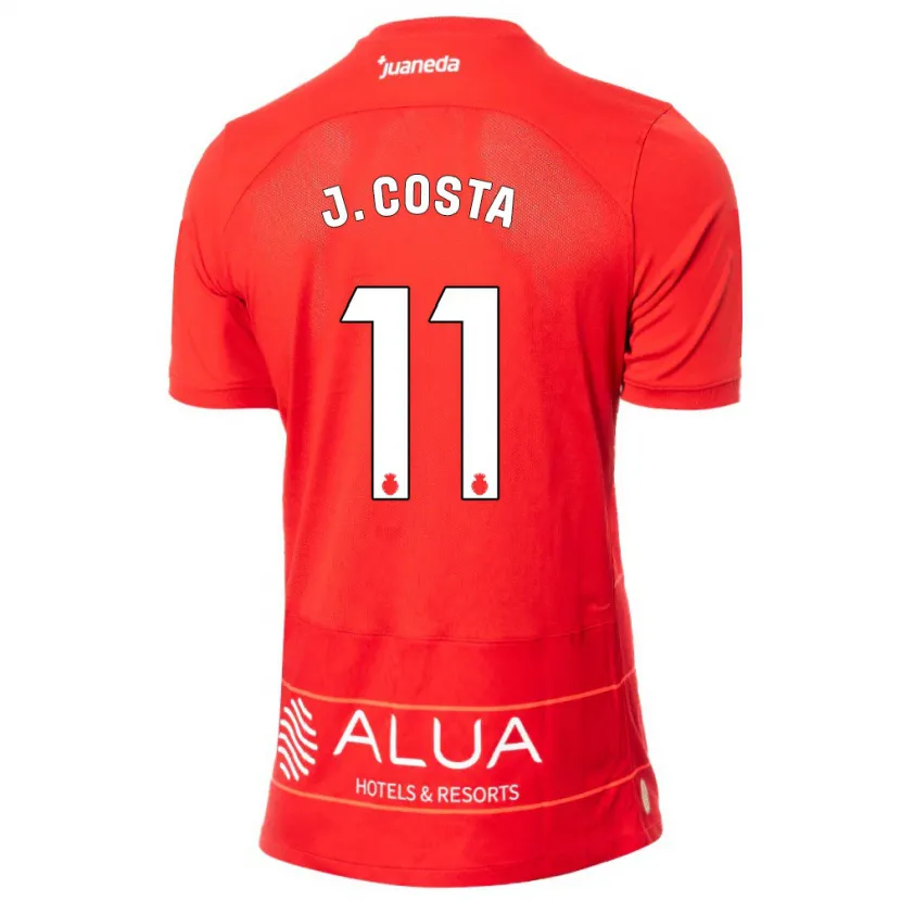 Danxen Mujer Camiseta Jaume Costa #11 Rojo 1ª Equipación 2023/24 La Camisa