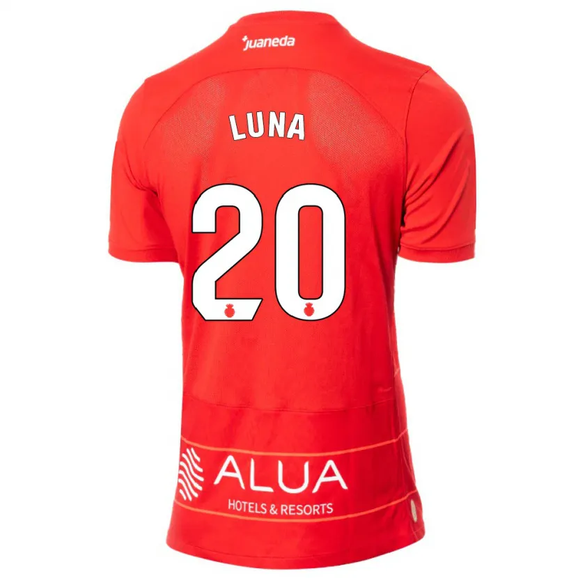 Danxen Mujer Camiseta Daniel Luna #20 Rojo 1ª Equipación 2023/24 La Camisa