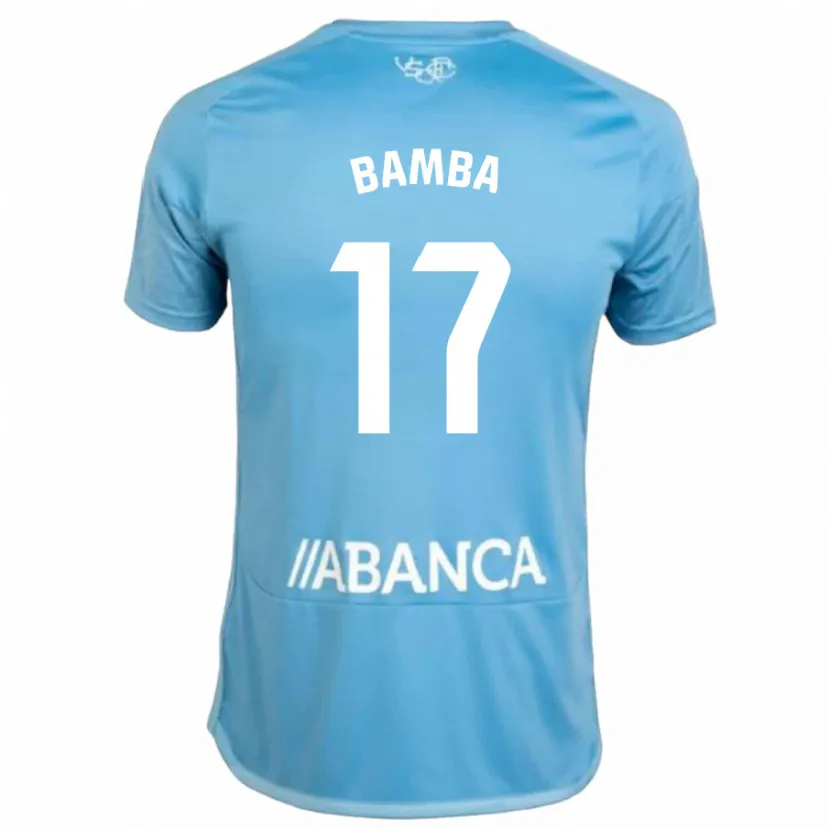 Danxen Mujer Camiseta Jonathan Bamba #17 Azul 1ª Equipación 2023/24 La Camisa