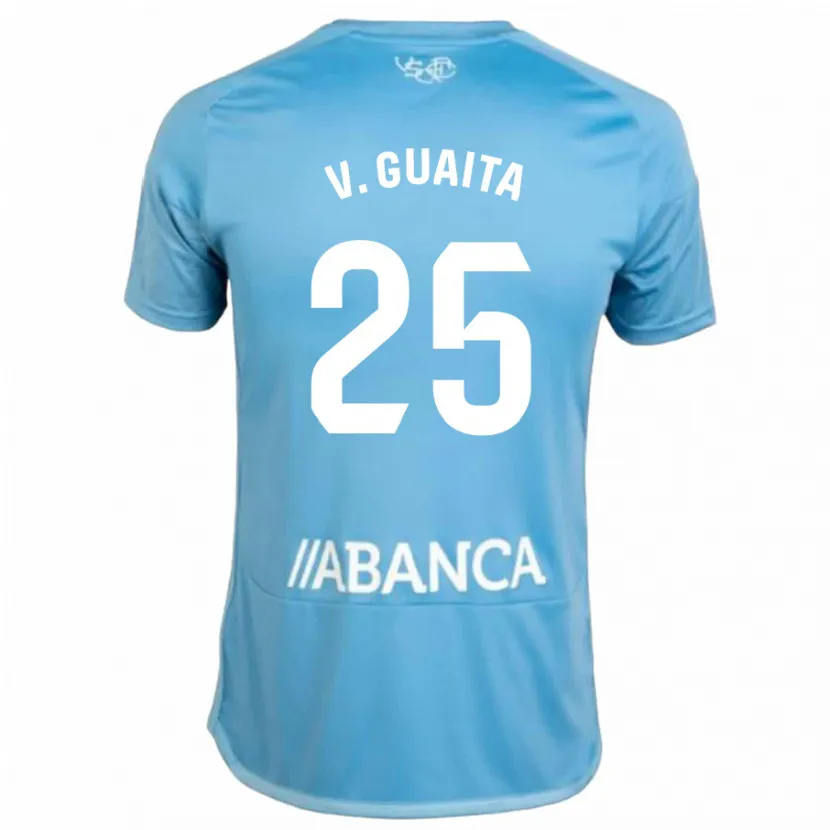 Danxen Mujer Camiseta Vicente Guaita #25 Azul 1ª Equipación 2023/24 La Camisa