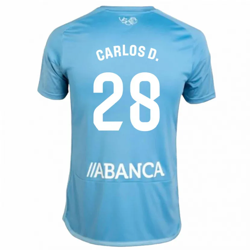 Danxen Mujer Camiseta Carlos Domínguez #28 Azul 1ª Equipación 2023/24 La Camisa