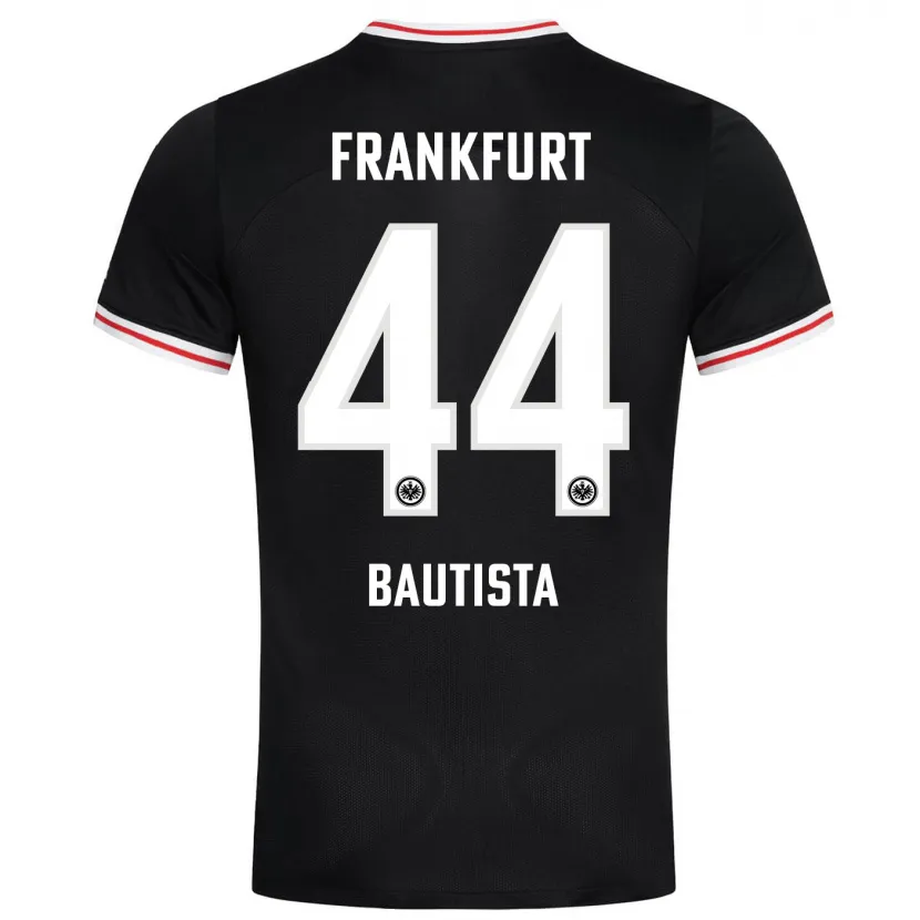 Danxen Mujer Camiseta Davis Bautista #44 Negro 2ª Equipación 2023/24 La Camisa