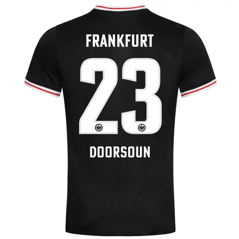 Danxen Mujer Camiseta Sara Doorsoun-Khajeh #23 Negro 2ª Equipación 2023/24 La Camisa